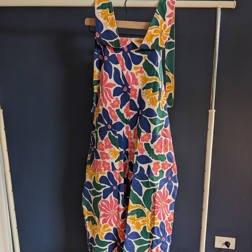 Lucy and Yak Overalls: Easton Dungarees: Organic Twill 18R